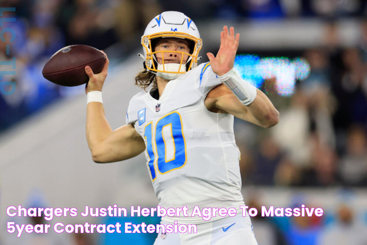 Chargers, Justin Herbert Agree to Massive 5Year Contract Extension