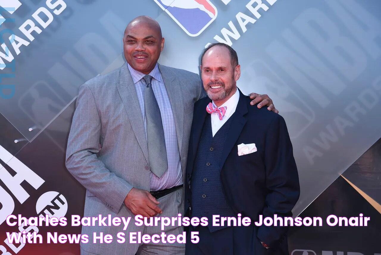 Charles Barkley surprises Ernie Johnson onair with news he’s elected