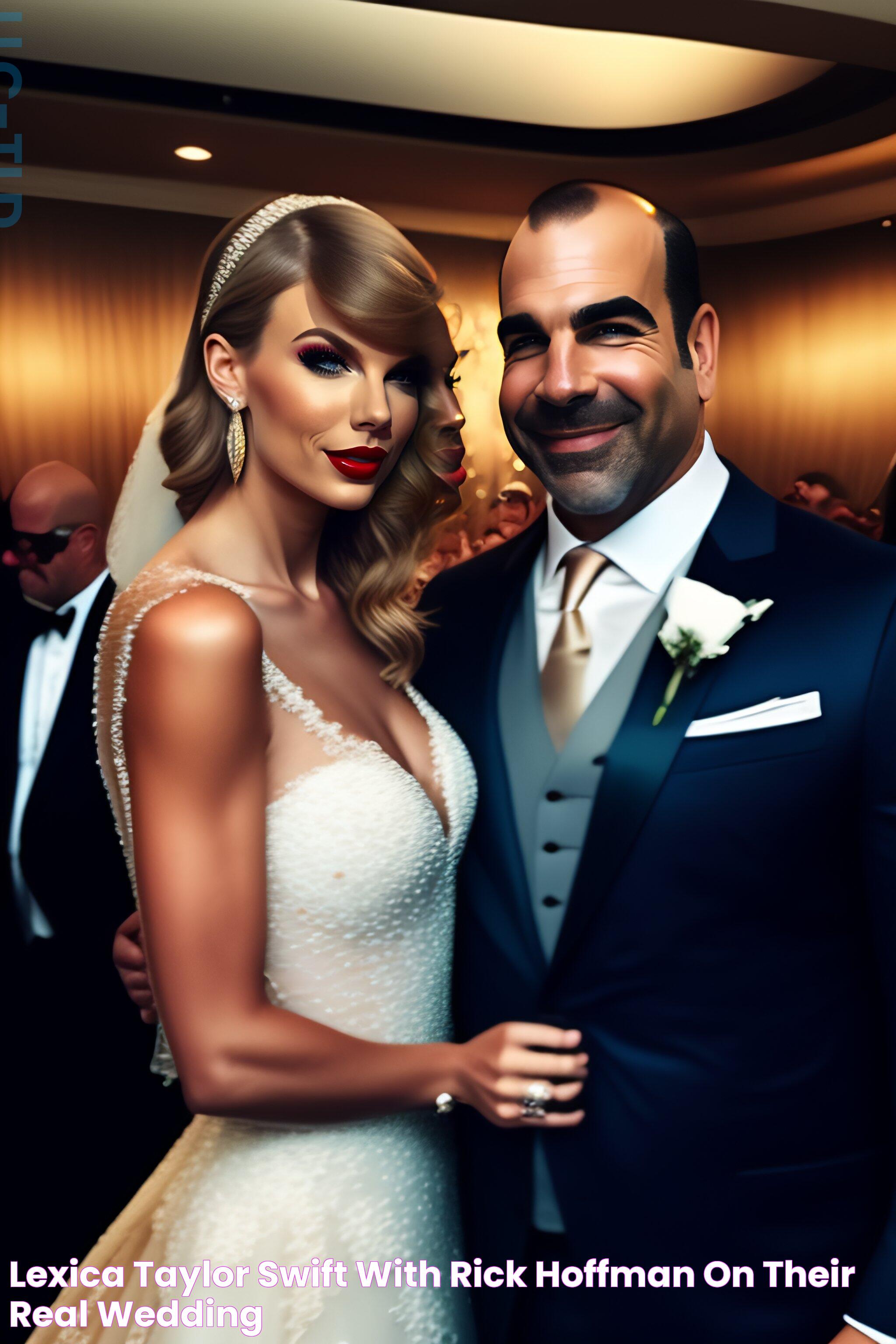 Lexica Taylor swift with rick hoffman on their real wedding