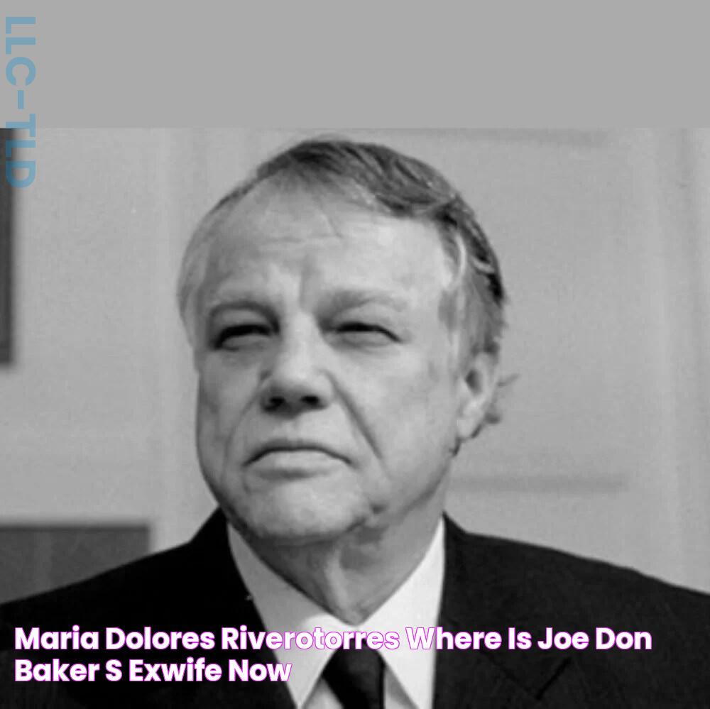 Maria Dolores RiveroTorres Where is Joe Don Baker's exwife now