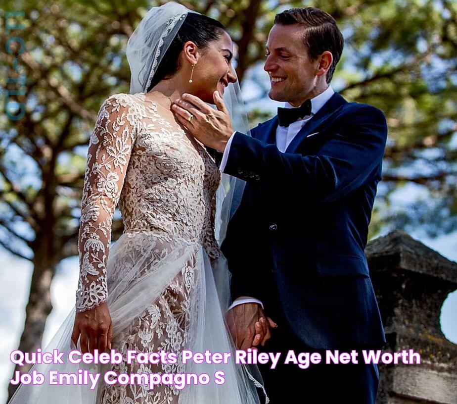 Quick Celeb Facts Peter Riley Age, Net Worth, Job Emily Compagno's