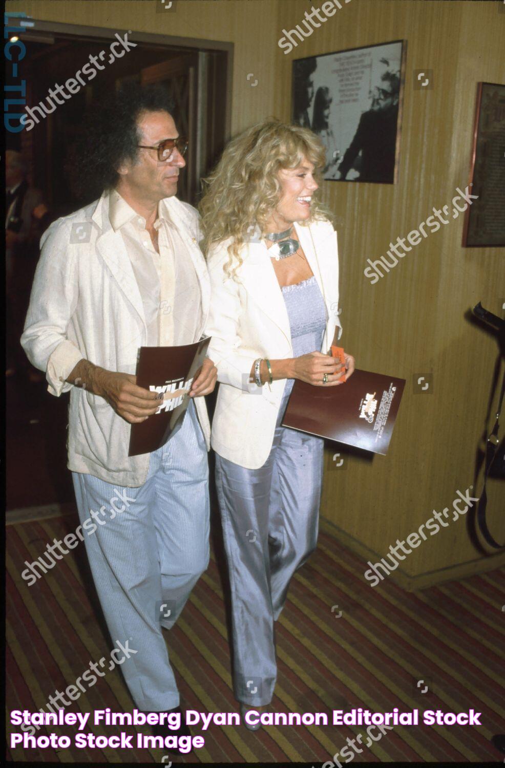 Stanley Fimberg Dyan Cannon Editorial Stock Photo Stock Image