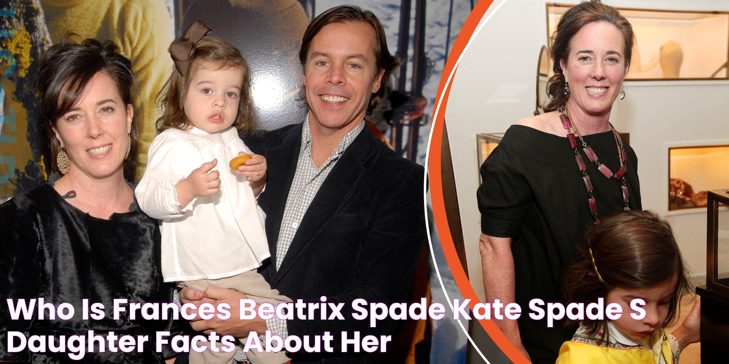 Who Is Frances Beatrix Spade, Kate Spade's Daughter? Facts about Her