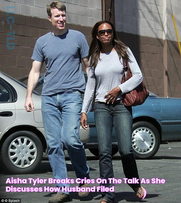 Aisha Tyler breaks cries on The Talk as she discusses how husband filed