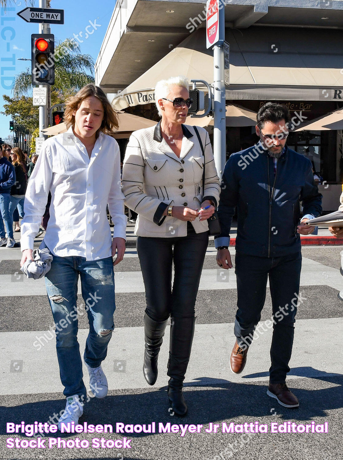 Brigitte Nielsen Raoul Meyer Jr Mattia Editorial Stock Photo Stock