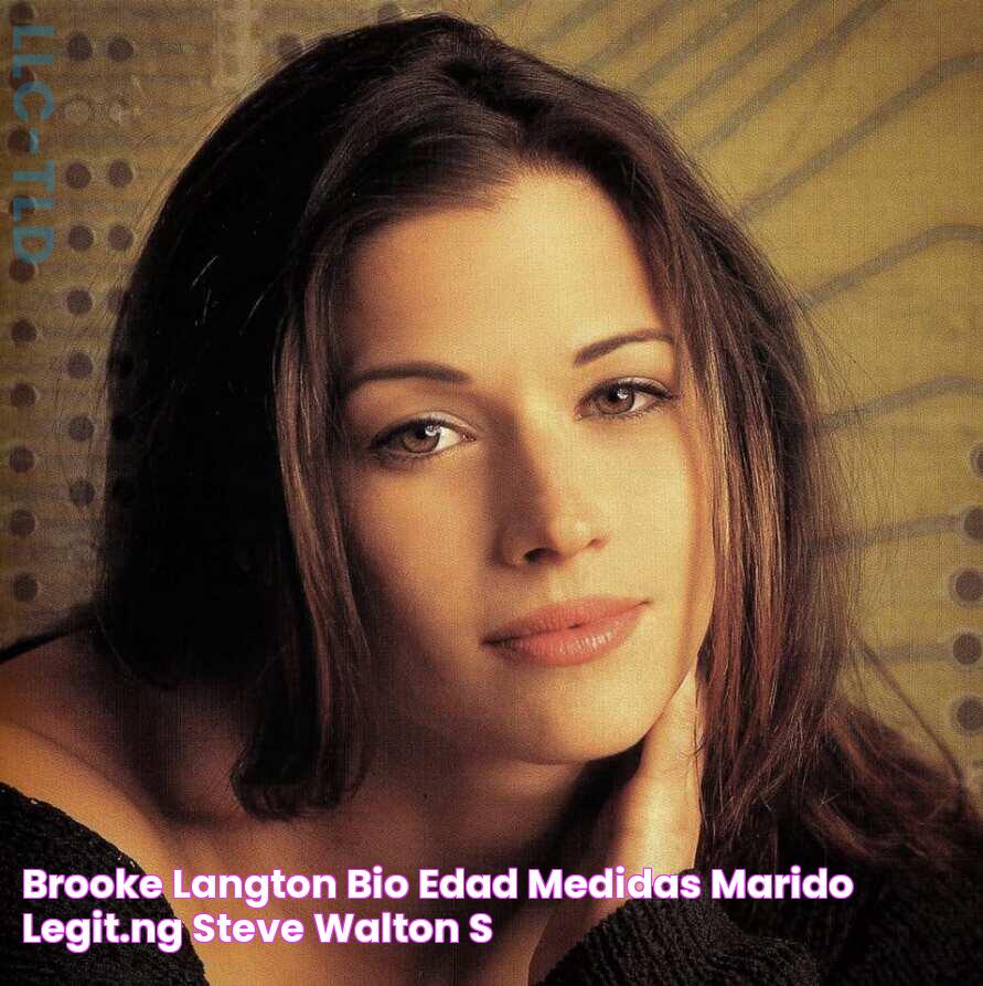 Brooke Langton bio edad, medidas, marido Legit.ng Steve Walton's