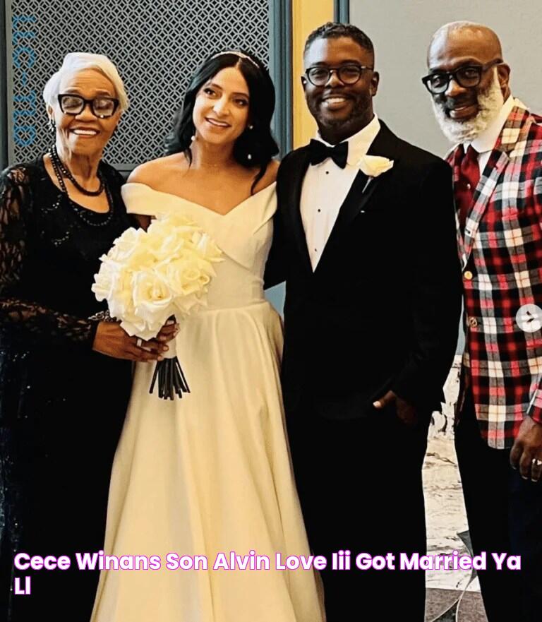 CeCe Winans son Alvin Love III got married ya'll!