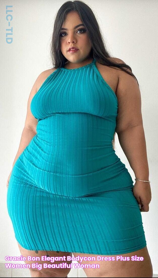 Gracie Bon Elegant bodycon dress, Plus size women, Big beautiful woman