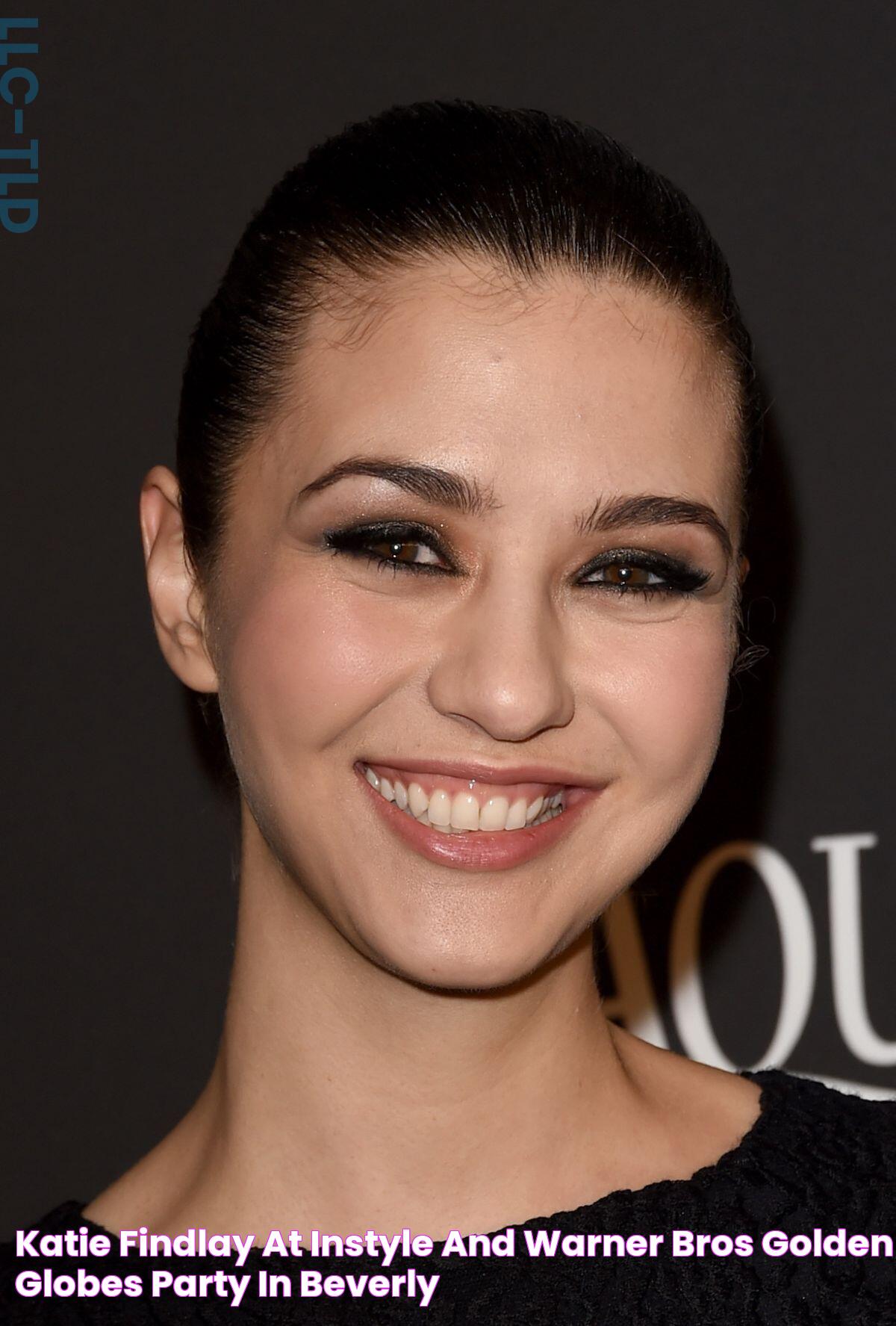 KATIE FINDLAY at Instyle and Warner Bros Golden Globes Party in Beverly