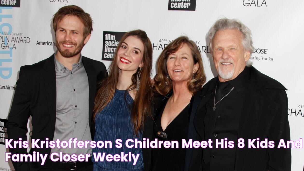 Kris Kristofferson's Children Meet His 8 Kids and Family Closer Weekly