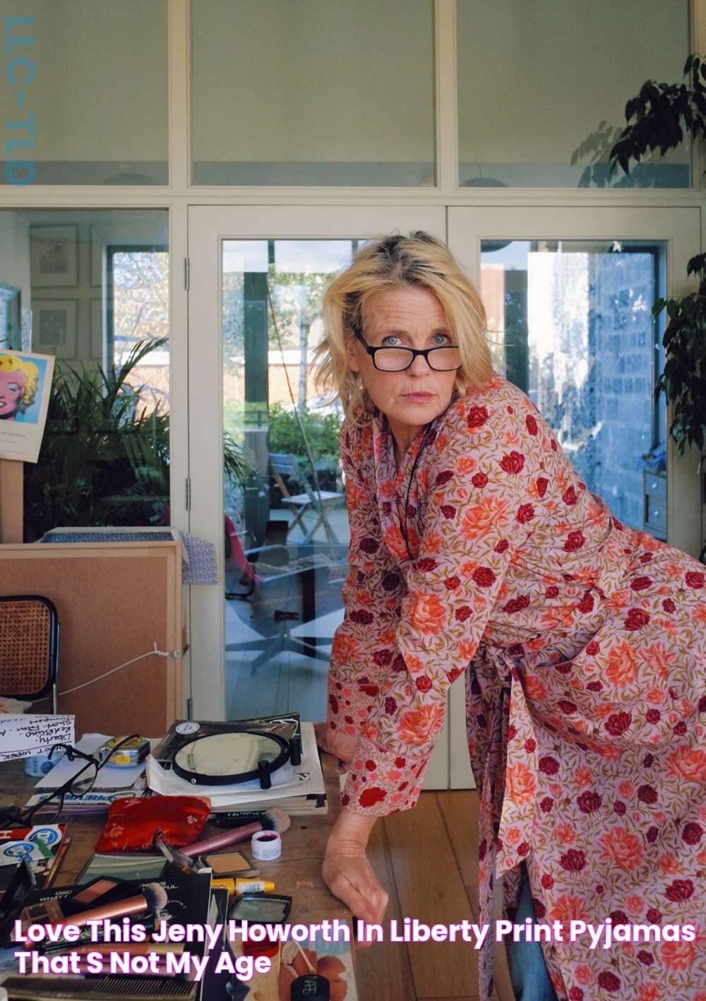 Love this Jeny Howorth in Liberty print pyjamas — That’s Not My Age