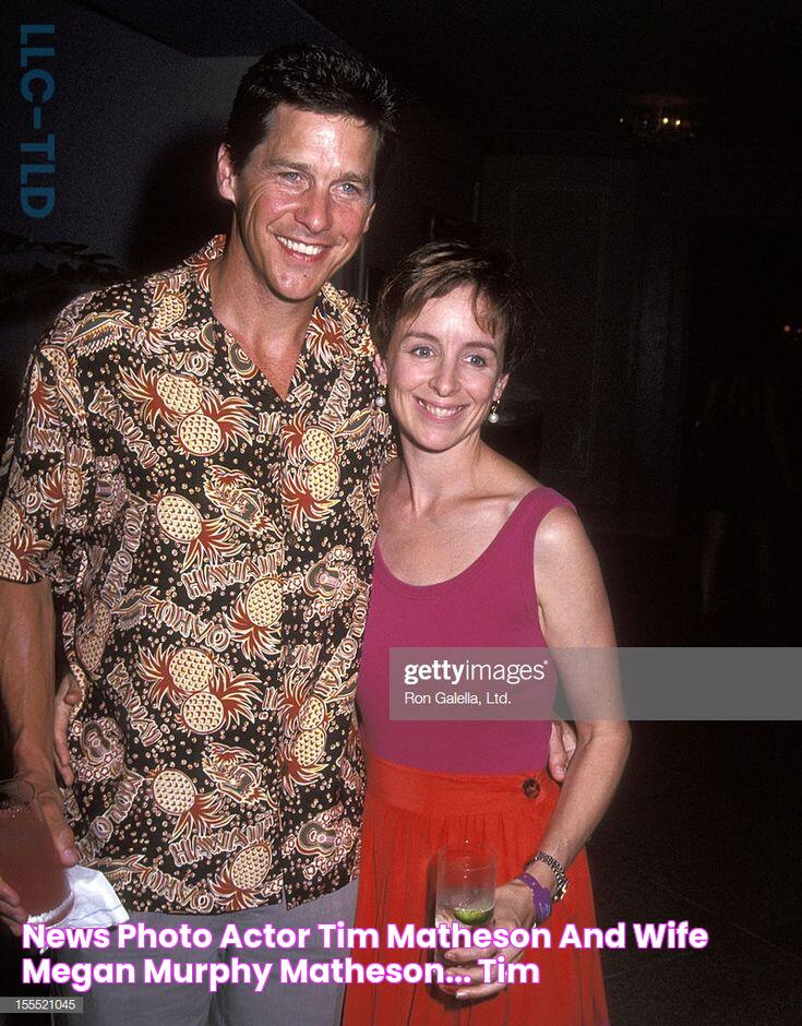 News Photo Actor Tim Matheson and wife Megan Murphy Matheson... Tim