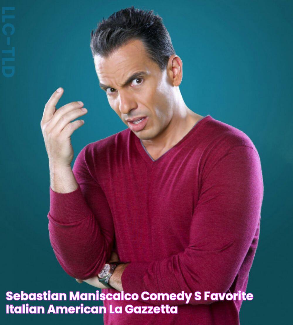 Sebastian Maniscalco Comedy's Favorite Italian American La Gazzetta