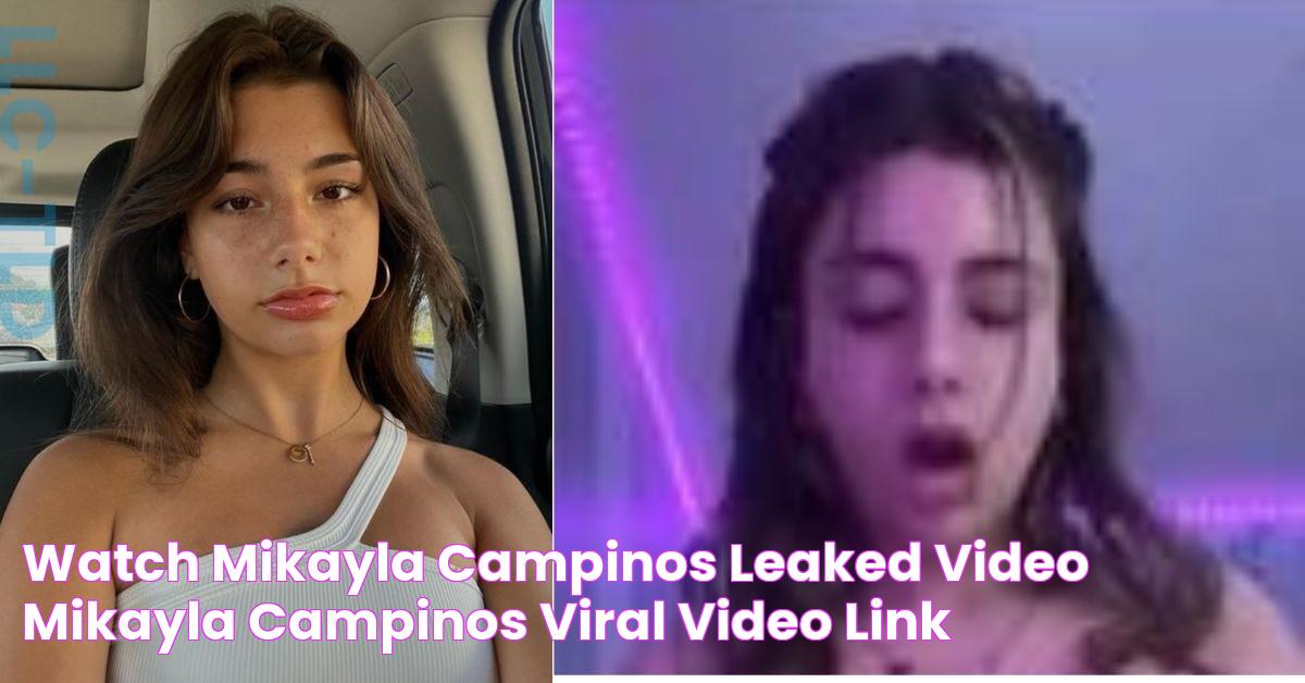 Watch Mikayla Campinos Leaked Video, Mikayla Campinos Viral Video Link