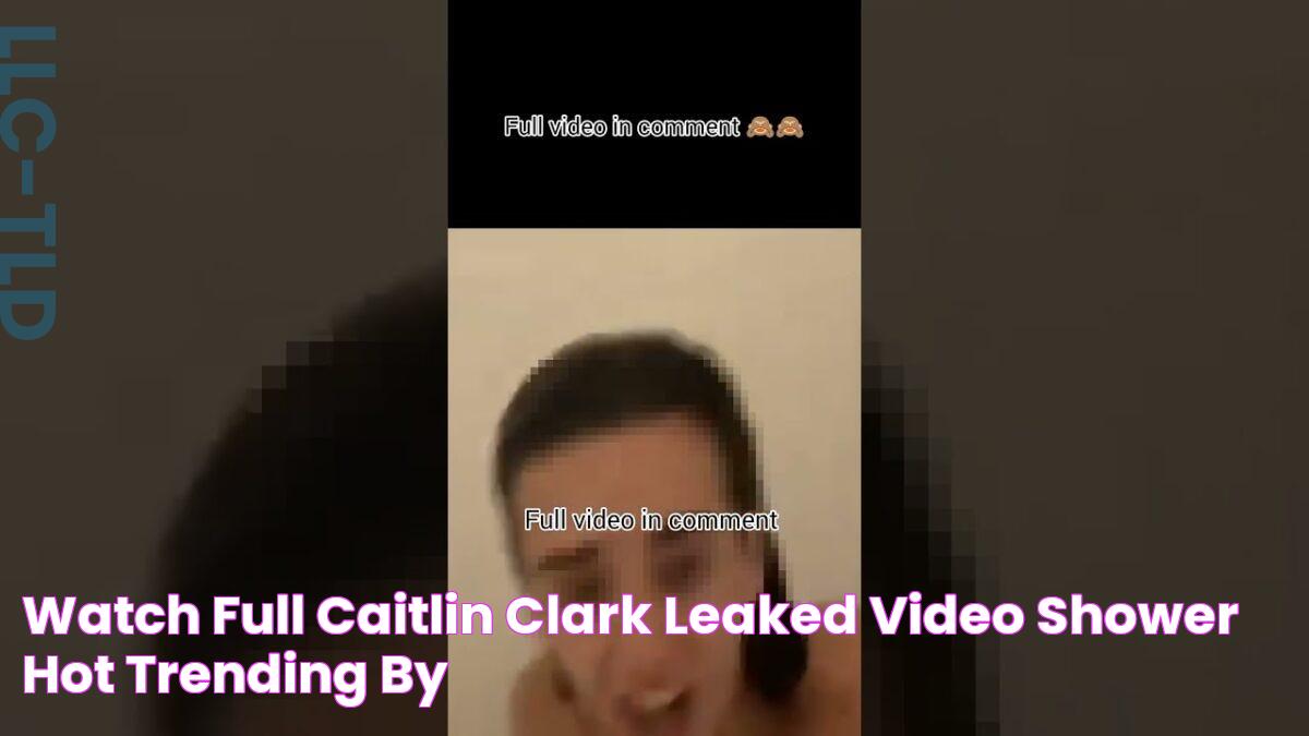 Watch full Caitlin Clark leaked video shower hot trending!!! by