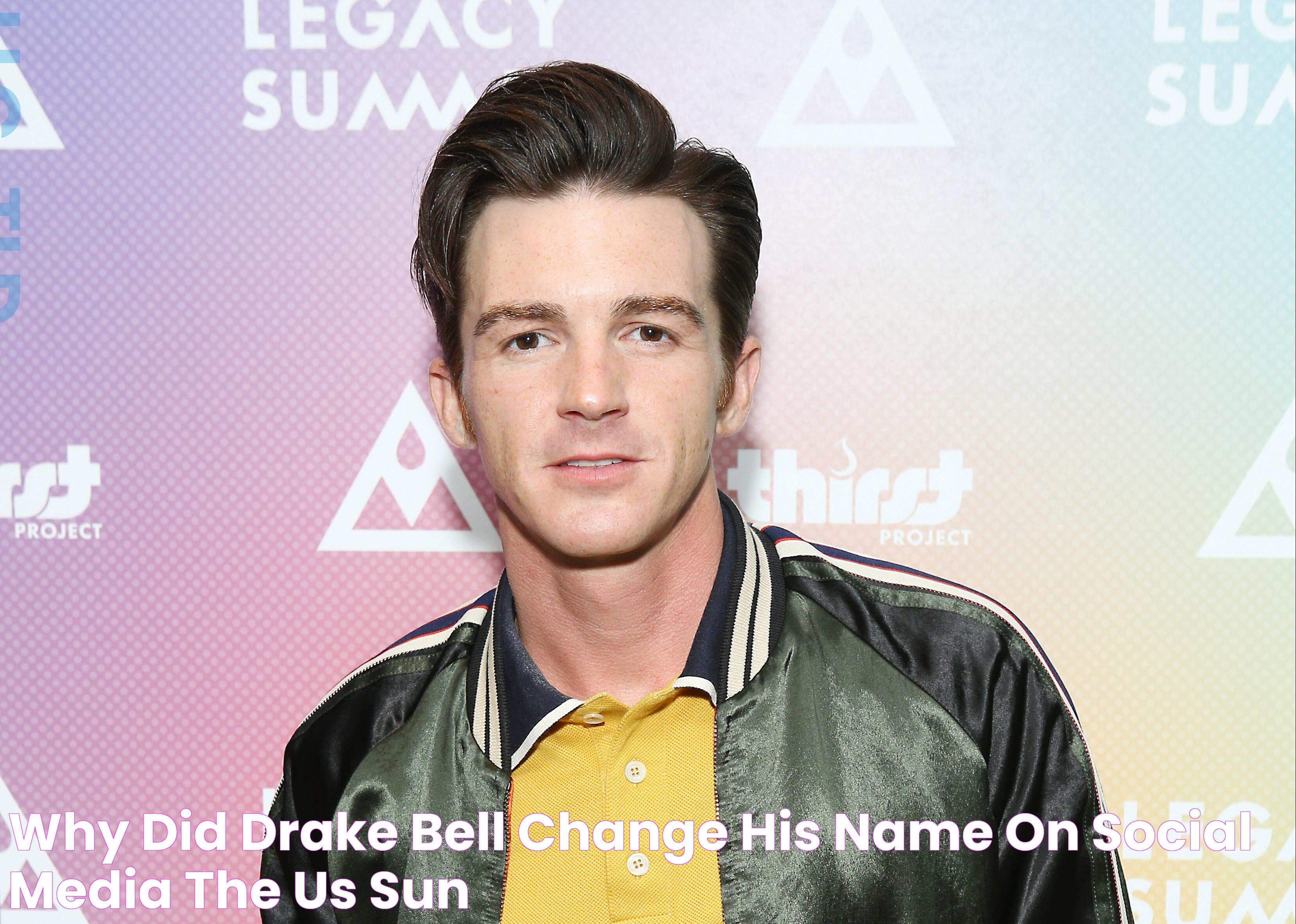 Why did Drake Bell change his name on social media? The US Sun