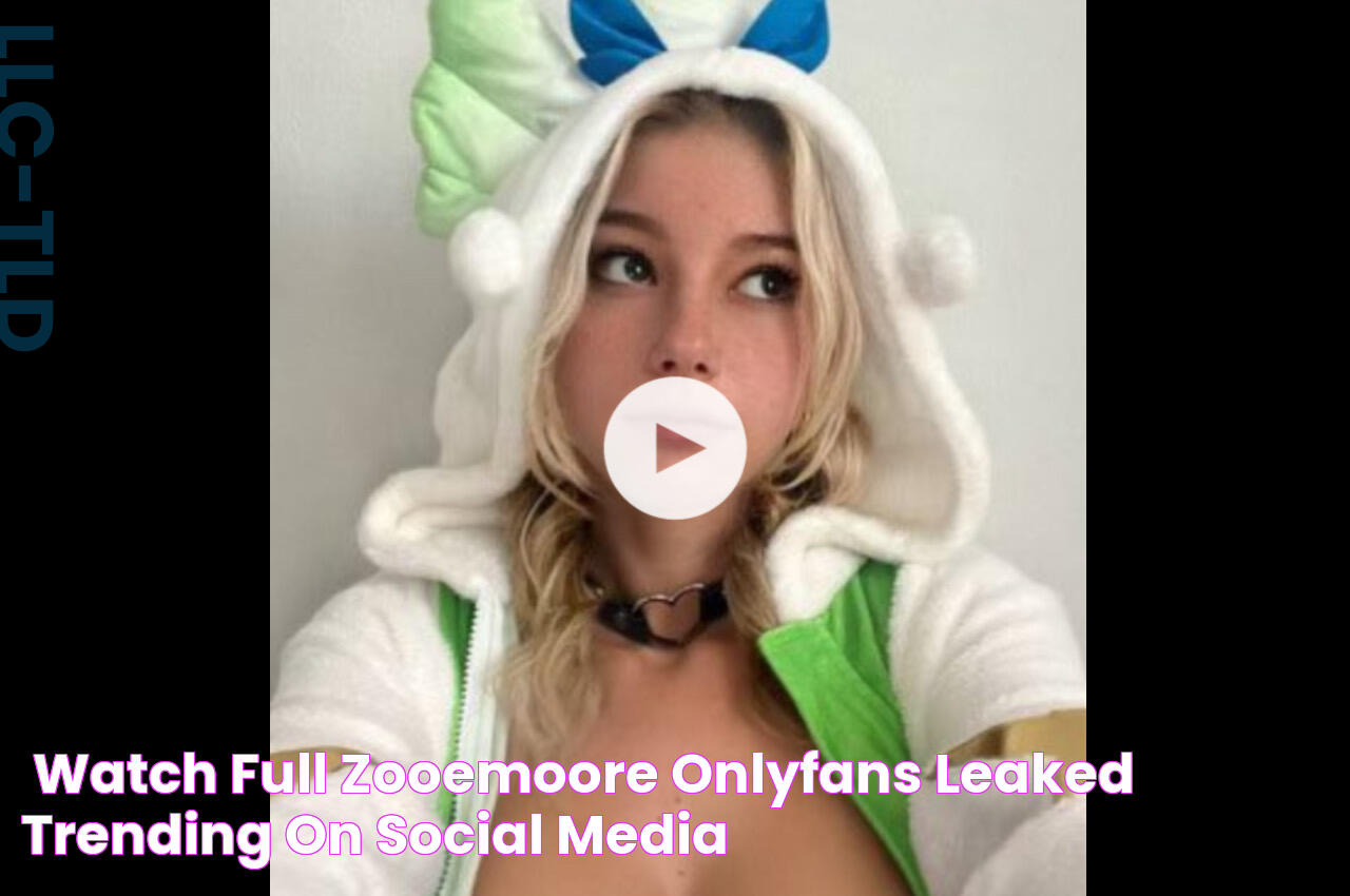 (Watch Full) Zooemoore Onlyfans Leaked Trending On Social Media