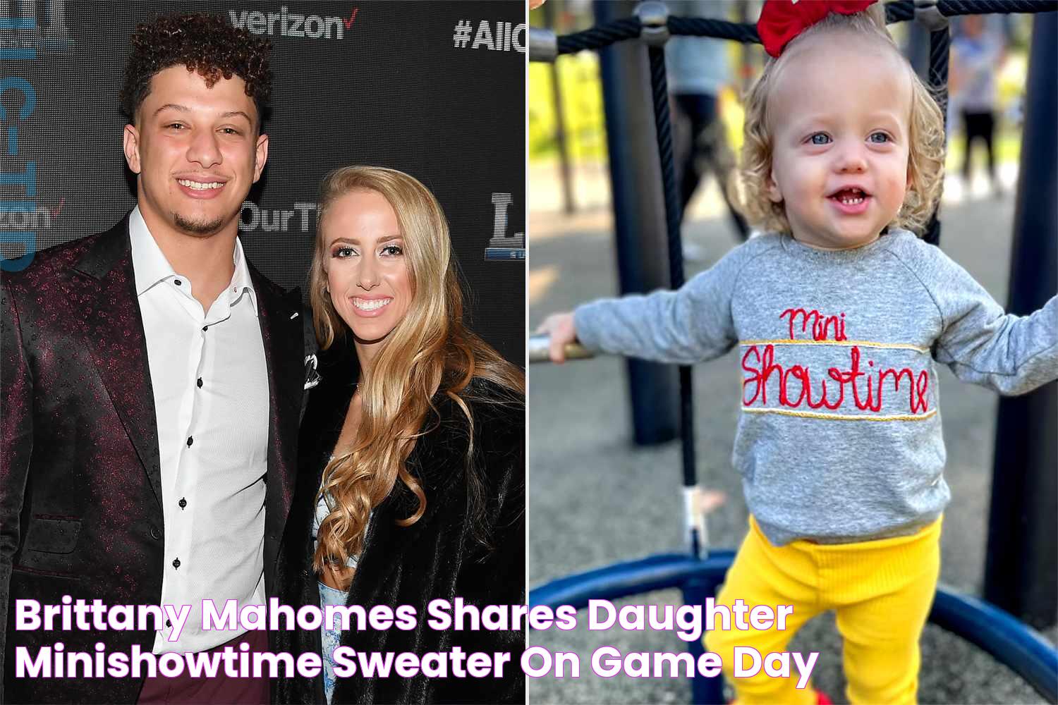 Brittany Mahomes Shares Daughter 'MiniShowtime' Sweater on Game Day