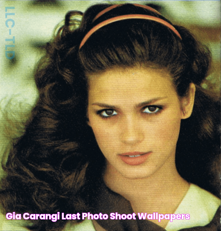 Gia Carangi Last Photo Shoot Wallpapers