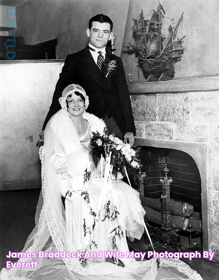 James Braddock And Wife May Photograph by Everett