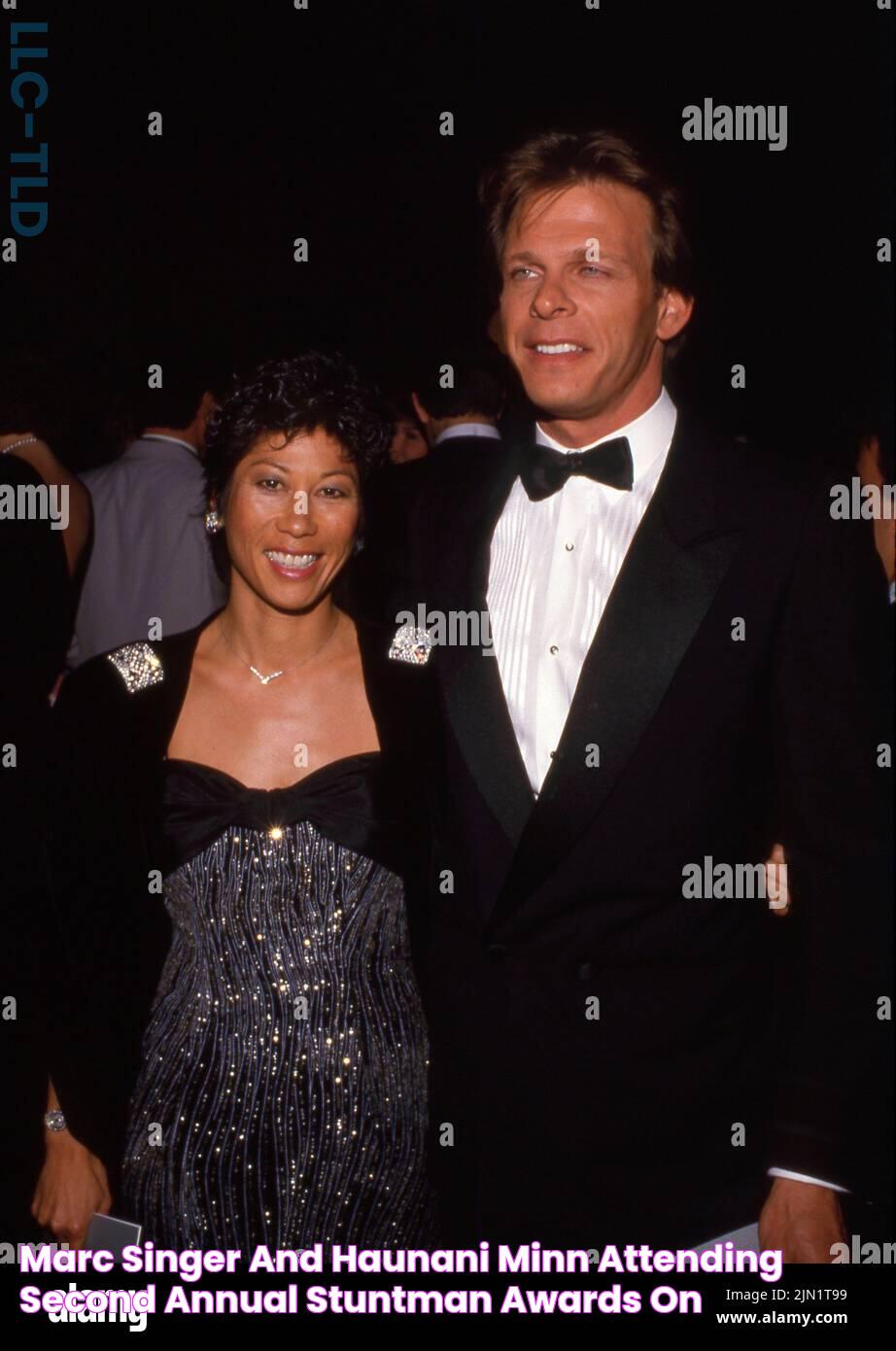 Marc Singer and Haunani Minn attending Second Annual Stuntman Awards on