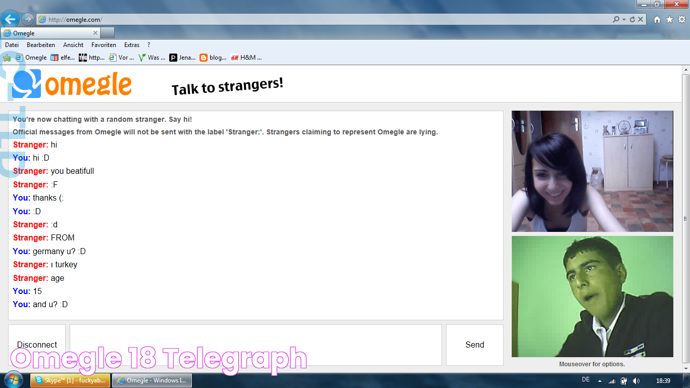 Omegle 18 Telegraph