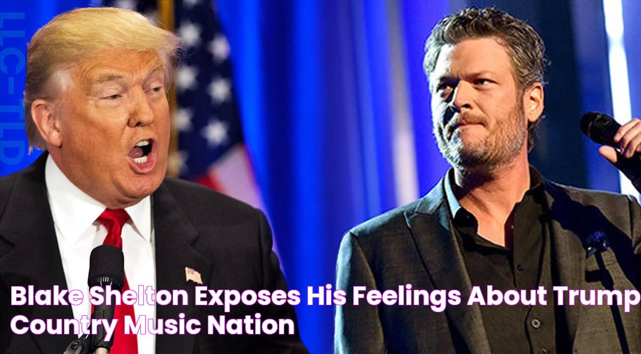 Blake Shelton Exposes His Feelings About Trump Country Music Nation