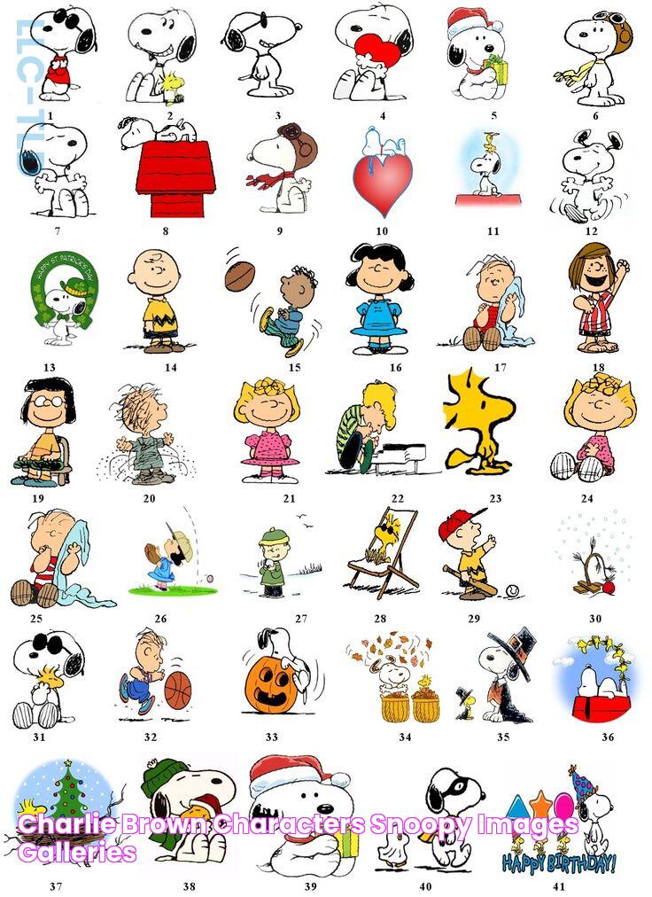 Charlie Brown Characters Snoopy Images Galleries