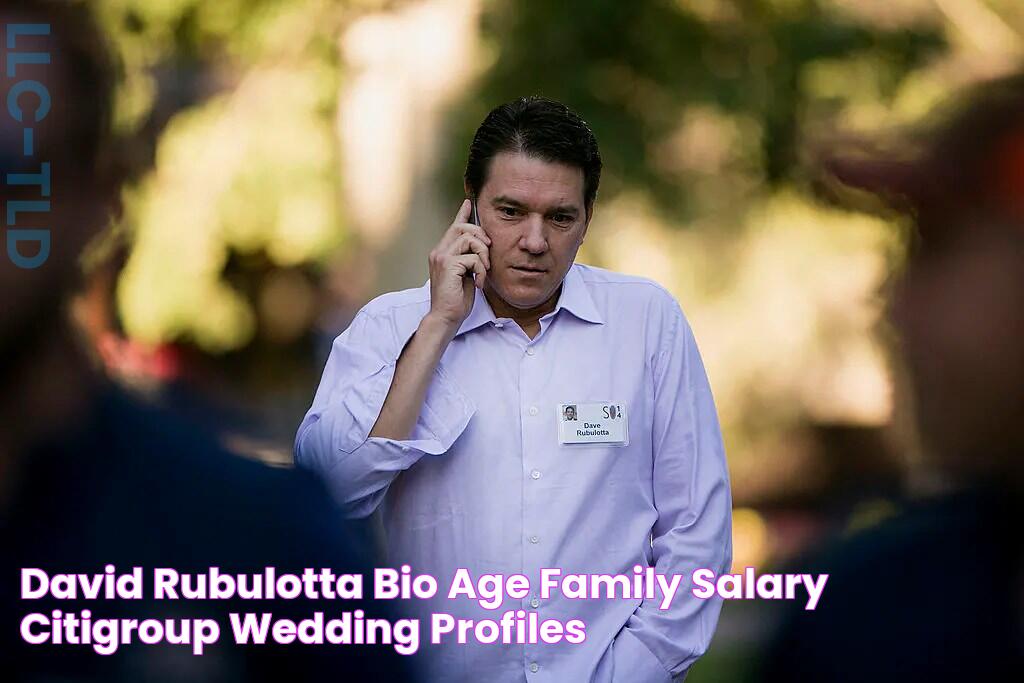 David Rubulotta bio age, family, salary, Citigroup, wedding, profiles