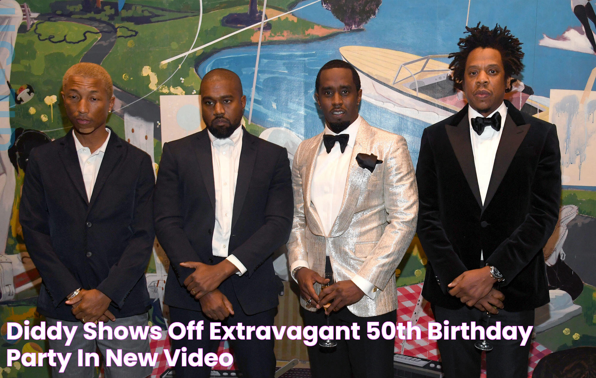 Diddy shows off extravagant 50th birthday party in new video