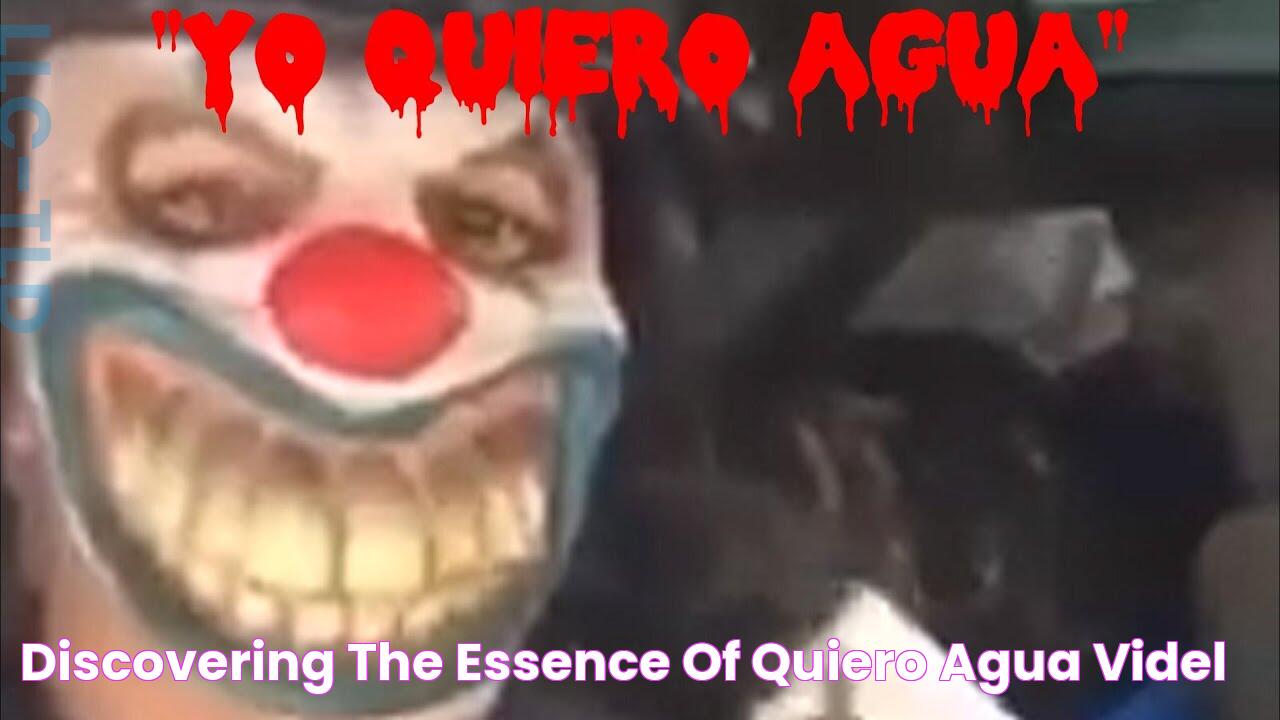 Discovering The Essence Of Quiero Agua Videl