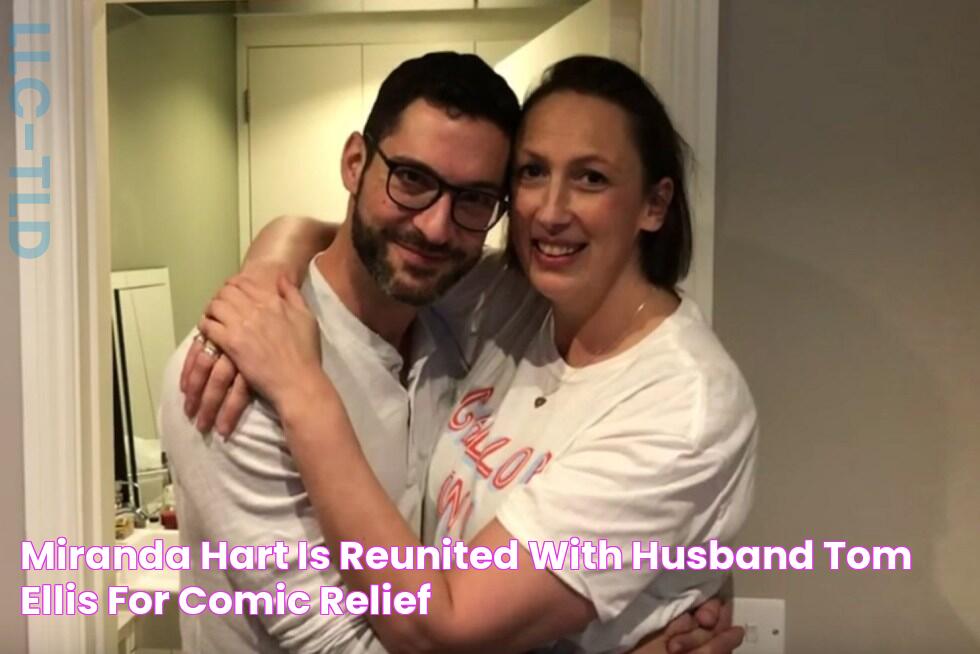 Miranda Hart is reunited with husband Tom Ellis for Comic Relief