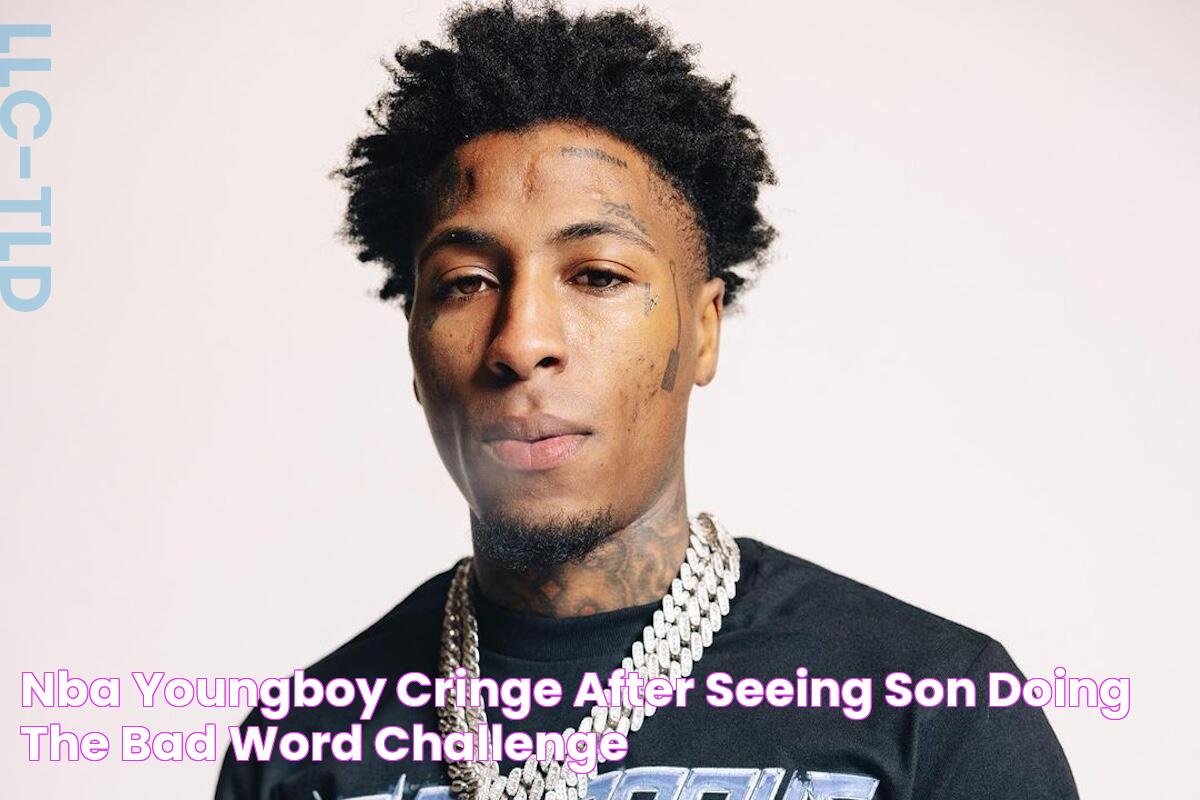 NBA YoungBoy Cringe After Seeing Son Doing The Bad Word Challenge