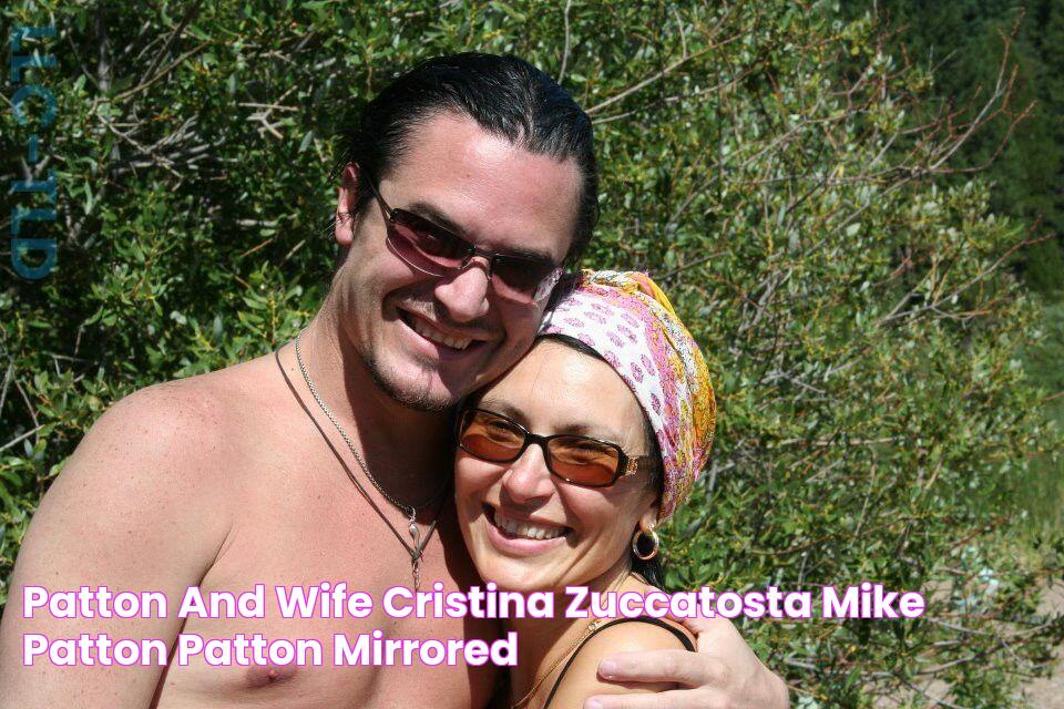 Patton and wife, Cristina Zuccatosta Mike patton, Patton, Mirrored