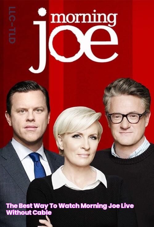 Breaking News: Morning Joe Ends Production - Latest Updates Unveiled