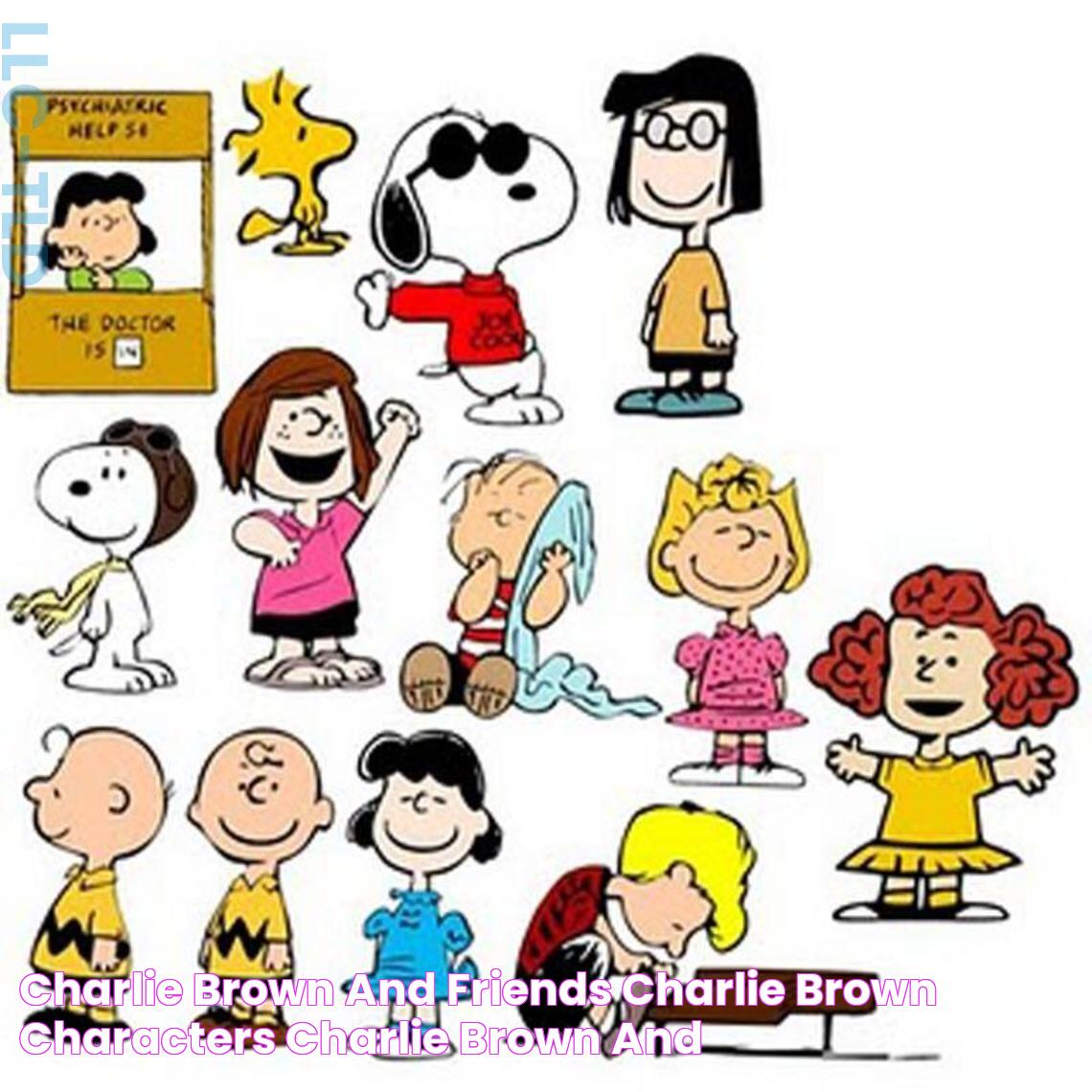 charlie brown and friends Charlie brown characters, Charlie brown and