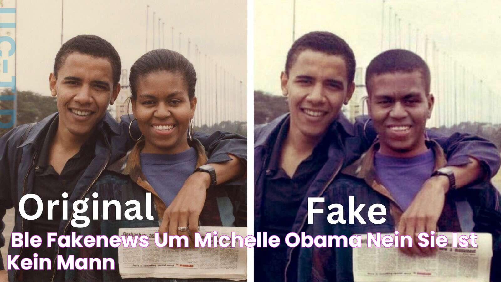 Üble FakeNews um Michelle Obama Nein, sie ist kein Mann