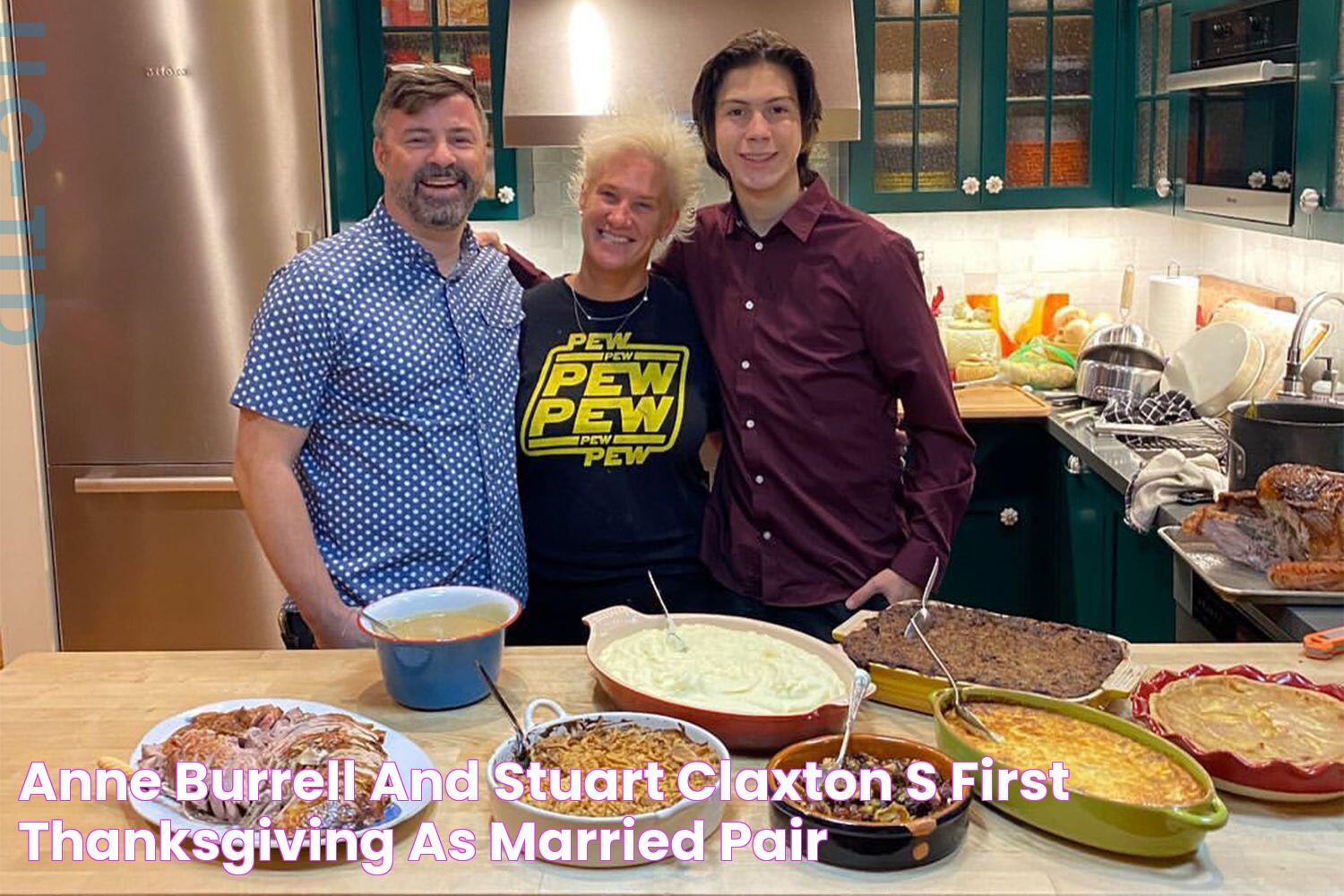 Anne Burrell and Stuart Claxton's First Thanksgiving as Married Pair