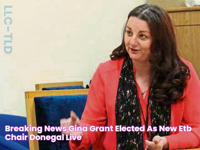 BREAKING NEWS Gina Grant elected as new ETB chair Donegal Live