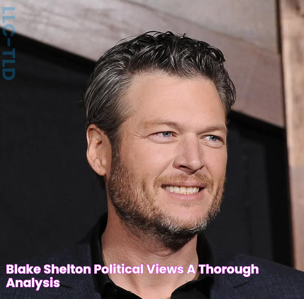 Blake Shelton Political Views A Thorough Analysis