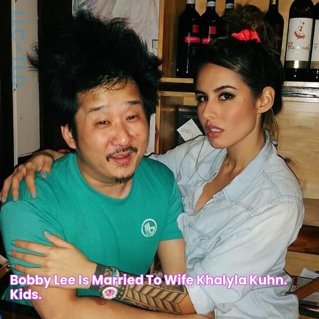 Bobby Lee is Married to Wife Khalyla Kuhn. Kids.