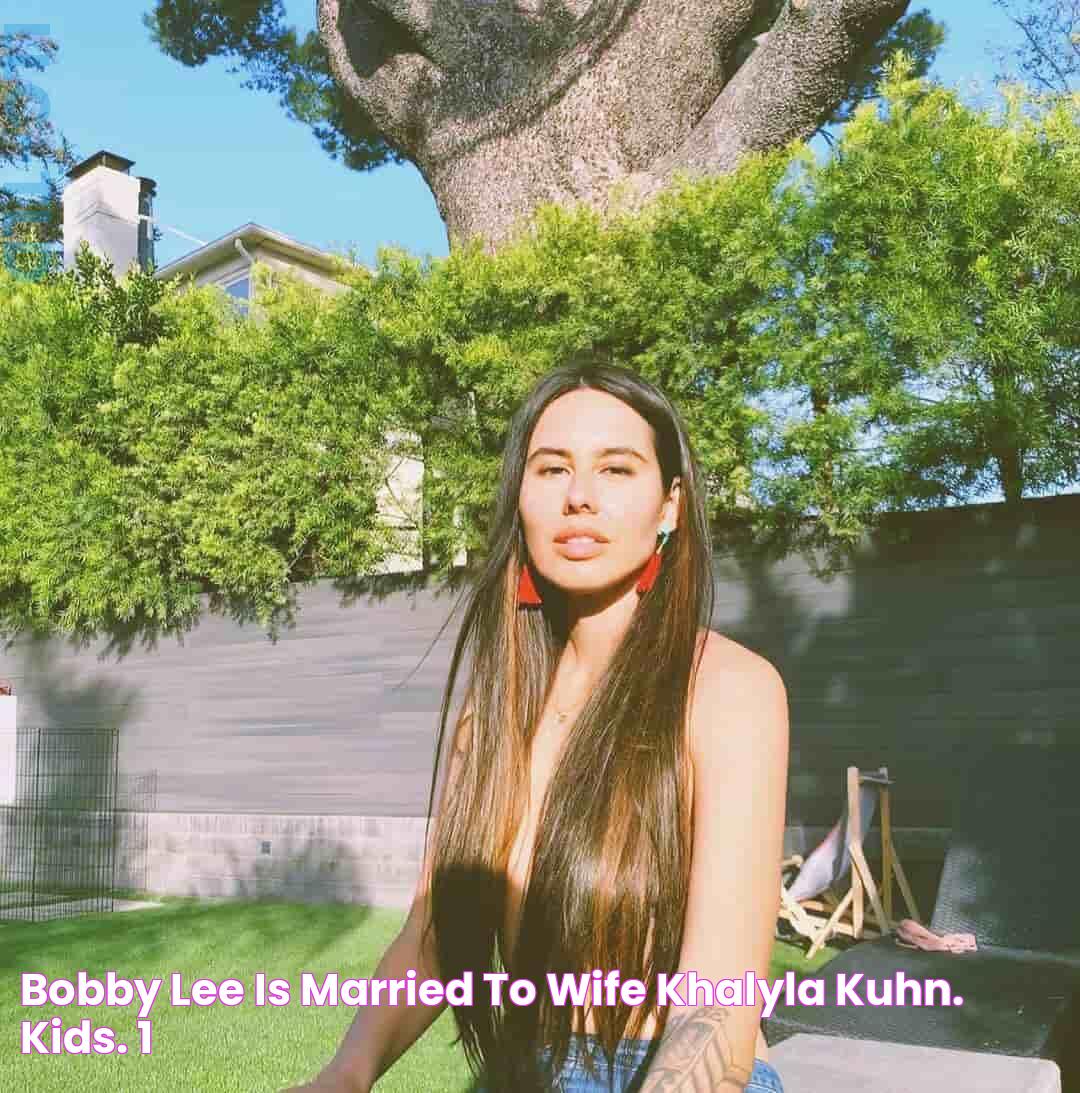 Bobby Lee is Married to Wife Khalyla Kuhn. Kids.