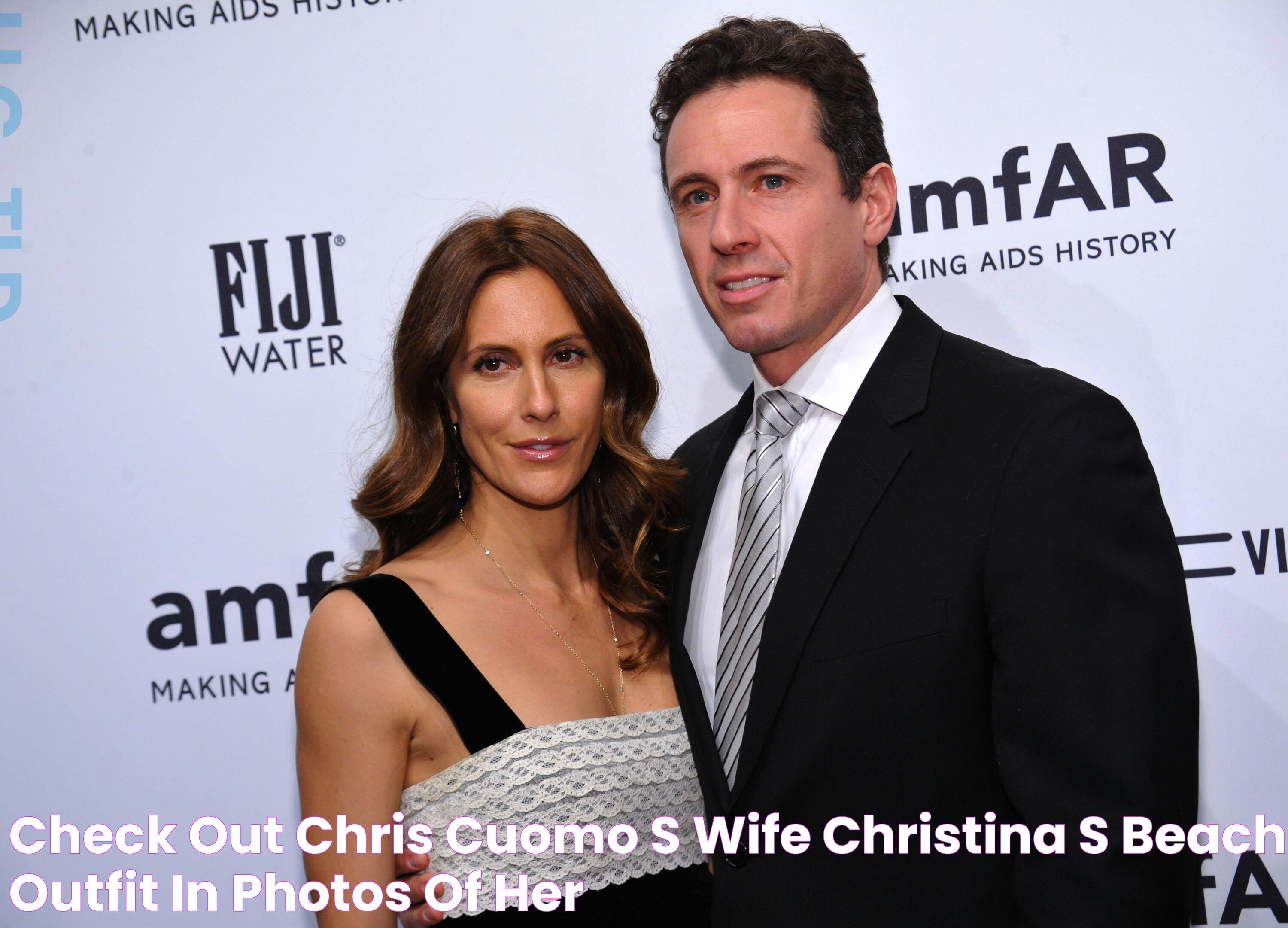 Check Out Chris Cuomo's Wife Christina's Beach Outfit in Photos of Her