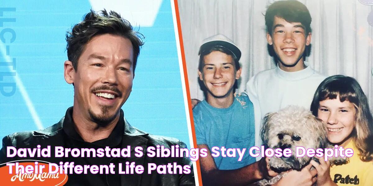 David Bromstad’s Siblings Stay Close despite Their Different Life Paths