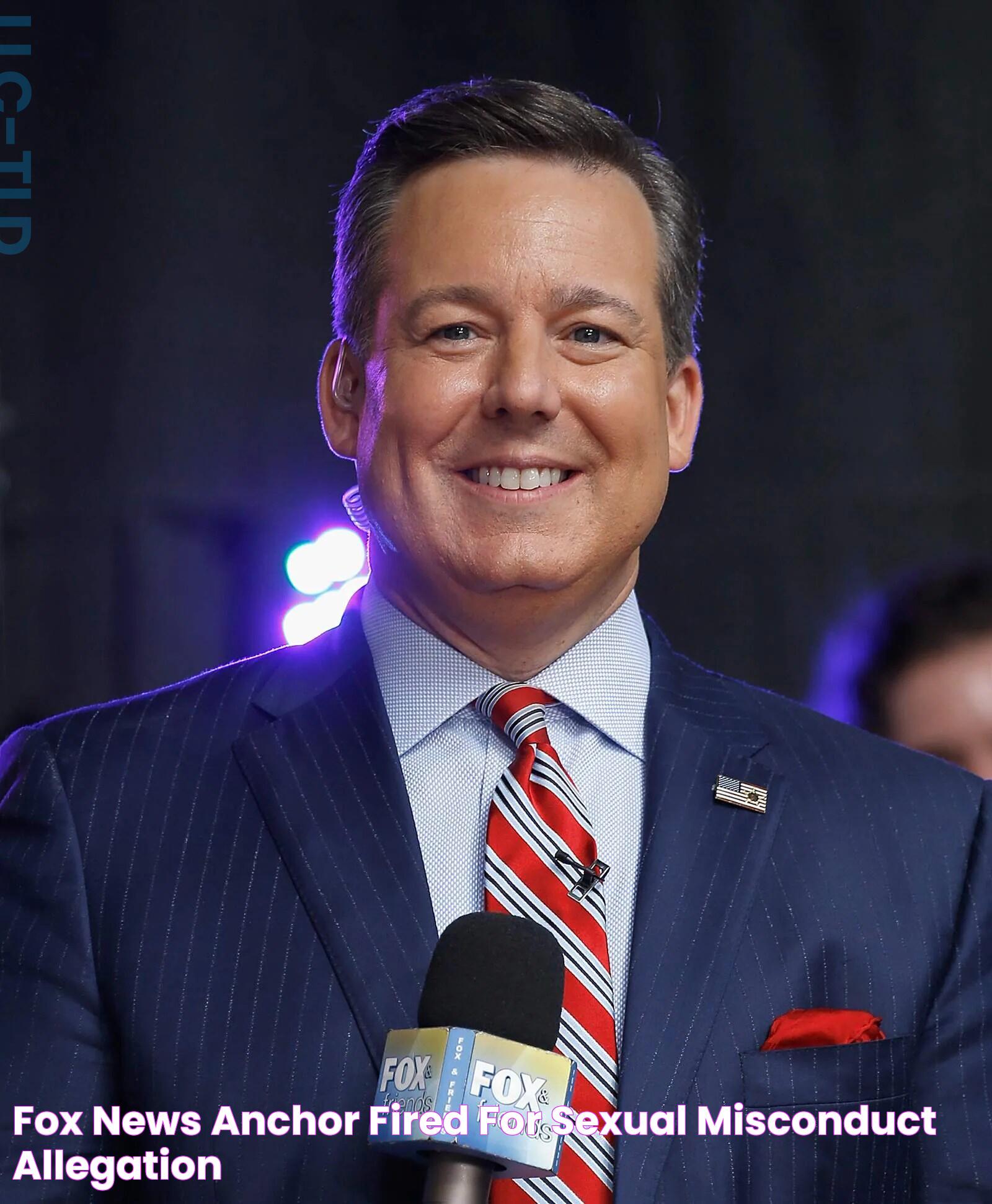 Fox News anchor fired for sexual misconduct allegation