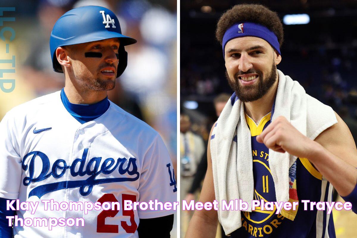 Klay Thompson Brother Meet MLB Player Trayce Thompson