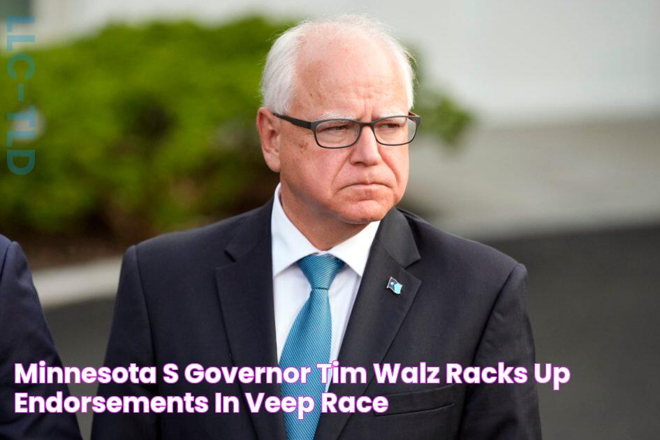 Minnesota's Governor, Tim Walz, Racks Up Endorsements in Veep Race