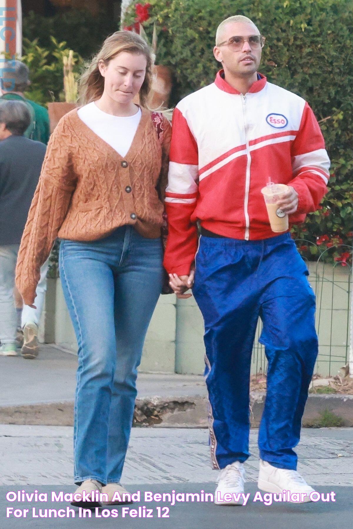 OLIVIA MACKLIN and Benjamin Levy Aguilar Out for Lunch in Los Feliz 12