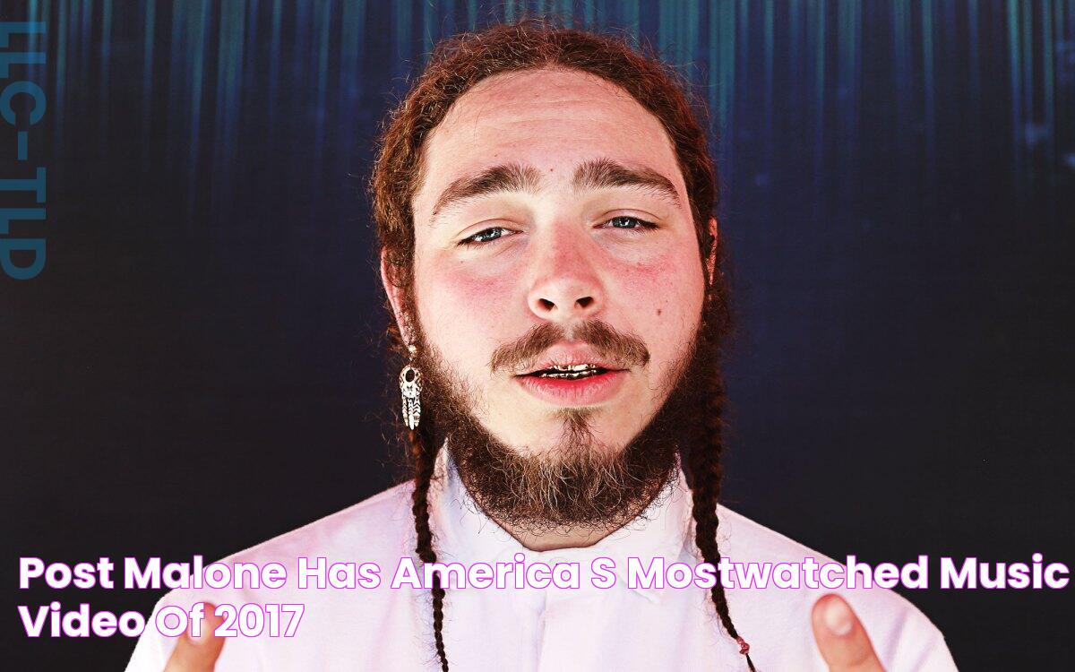 Post Malone Has America's MostWatched Music Video Of 2017