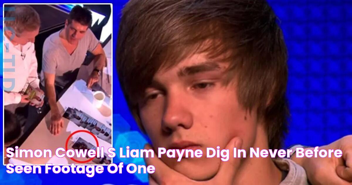 Simon Cowell's Liam Payne dig in never before seen footage of One